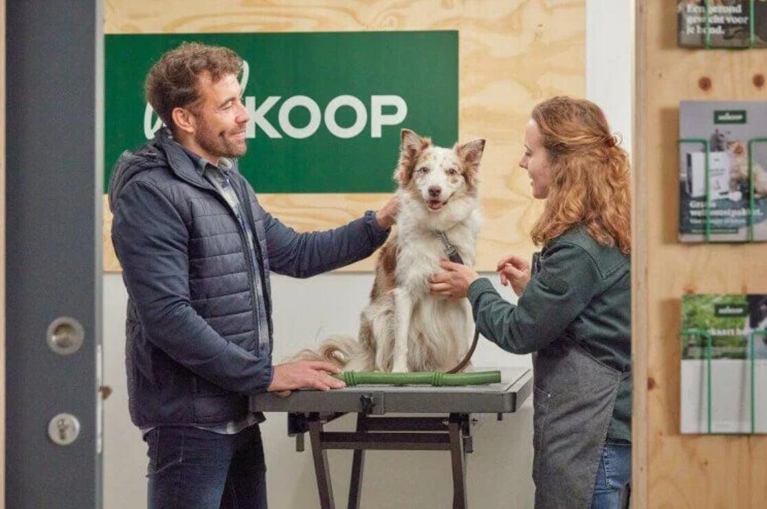 Advies in de winkel - hond